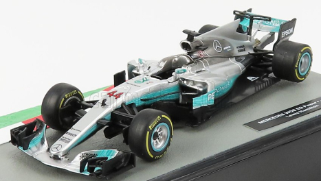 Edicola Mercedes gp F1  W08 Eq Power+ Team Mercedes Amg N 44 World Champion Season 2017 Lewis Hamilton 1:43 Stříbrná Zelená