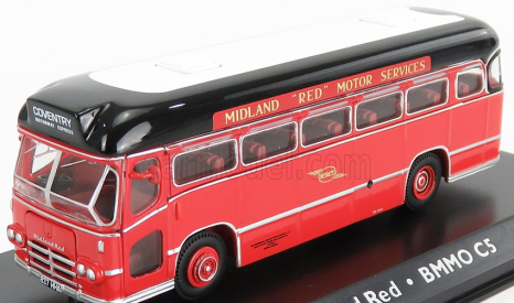 Edicola Midland Bmmo Cm5t Autobus Motorway Coach Midland Red 1960 1:72 Červená Černá Bílá