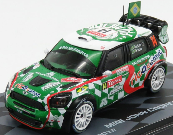 Edicola Mini Countryman John Cooper Works Wrc N 14 P.Nobre - E.Paula 1:43, zelená