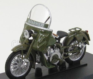 Edicola Moto guzzi Falcone 500 Carabinieri 1967 1:24 Vojenská Zelená