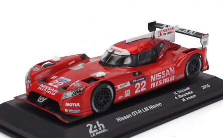 Edicola Nissan Gt-r Lm Nismo 3.0l Turbo V6 Team Nissan Motorsports N 22 24h Le Mans 2015 Harry Tincknell - Michael Krumm - Alex Buncombe 1:43 Red