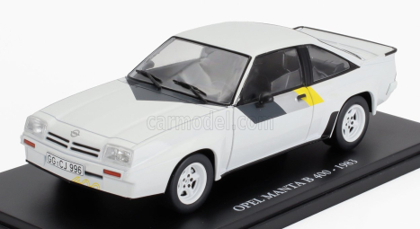 Edicola Opel Manta B 400 1983 - Con Vetrina - With Showcase 1:24 Bílá