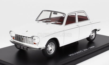 Edicola Peugeot 204 1968 - Con Vetrina - With Showcase 1:24 Bílá