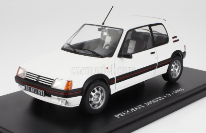 Edicola Peugeot 205 1.9 Gti 1985 - Con Vetrina - With Showcase 1:24 Bílá