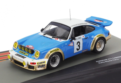 Edicola Porsche 911 Sc 3.0l Gitanes (night Version) N 3 Winner Rally Montecarlo 1978 Jean Pierre Nicolas - Vincente Laverne 1:43 Modrá Bílá