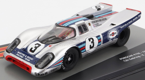 Edicola Porsche 917k 4.9l Team Martini Racing N 3 Winner 12h Sebring 1971 Vic Elford - Gerard Larrousse 1:43 Stříbrná Modrá