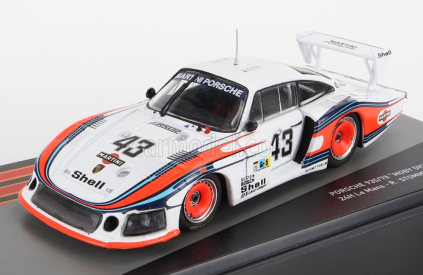 Edicola Porsche 935/78 3.2l Twin Turbo Moby Dick Team Martini Racing Porsche System N 43 24h Le Mans 1978 Rolf Stommelen - Manfred Schurti 1:43 Bílá Modrá Červená