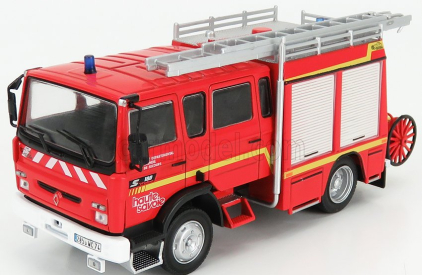 Edicola Renault S100 Tanker Truck Požární vůz 1981 1:43, červená