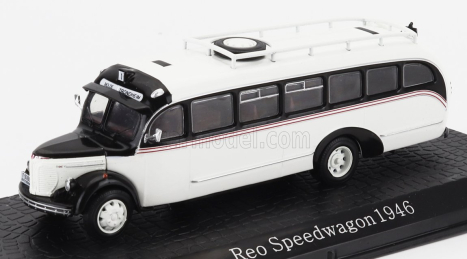 Edicola REO Speedway Autobus 1946 - Damage Display Box 1:72 Bílá Černá
