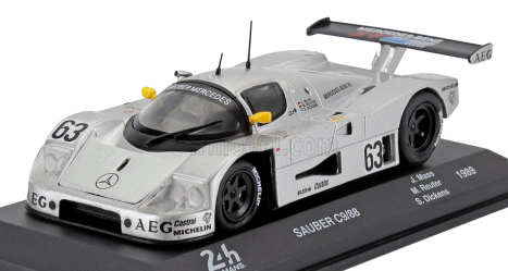 Edicola Sauber Mercedes Benz C9 5.0l Turbo V8 Team Sauber Mercedes N 63 Winner 24h Le Mans 1989 Jochen Mass - Manuel Reuter - Stanley Dickens 1:43 Silver