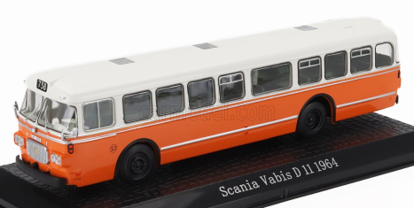 Edicola Scania Vabis D11 Autobus 1969 - Damage Display Box 1:72 Oranžová Bílá