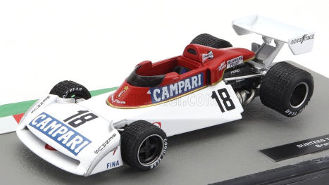 Edicola Surtees F1  Ts19 N 18 Season 1976 Brett Lunger 1:43 Bílá Červená