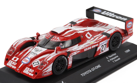 Edicola Toyota Gt-one 3.6l Turbo V8 Team Toyota Motorsport N 27 24h Le Mans 1998 Keiichi Tsuchiya - Ukyo Katayama - Toshio Suzuki 1:43 Červená Bílá
