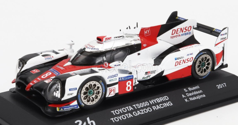 Edicola Toyota Ts050 Hibrid 2.4l Turbo V6 Team Gazoo Racing N 8 24h Le Mans 2017 Sebastien Buemi - Kazuki Nakajima - Anthony Davidson 1:43 Bílá Červená Černá