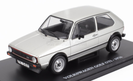 Edicola Volkswagen Golf Gti Mki 1976 - Con Vetrina - With Showcase 1:24 Silver