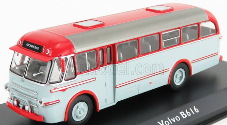 Edicola Volvo B616 Autobus 1953 1:72 Červená Světle Modrá