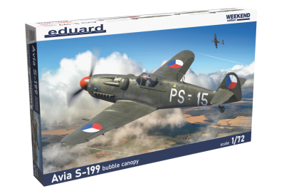 Eduard 7471 Avia S-199 s vypouklým překrytem kokpitu 1/72
