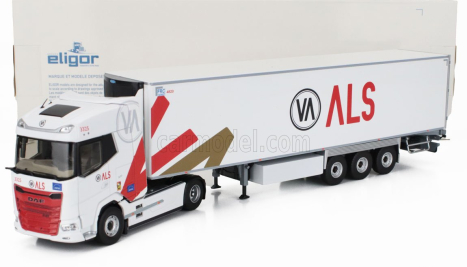 Eligor DAF Xg Truck Semi-frigo Als Transports 2021 1:43 Bílá