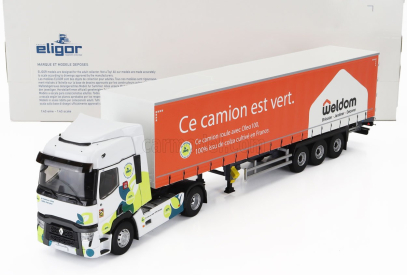 Eligor Renault T-line Truck Telonato Weldom Transports 2023 1:43 Bílá Oranžová