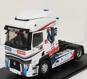 Eligor Renault T480 Tractor Truck 2-assi 2021 1:43 Bílá