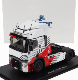 Eligor Renault T480 Tractor Truck Red 13l 2-assi 2021 1:43 Bílá Červená