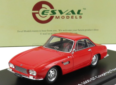Esval model Osca 1600gt Fissore Coupe 1963 1:43 Red