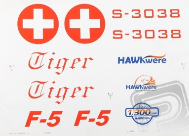 F-5E Tiger - arch polepů, (Swiss Tiger)
