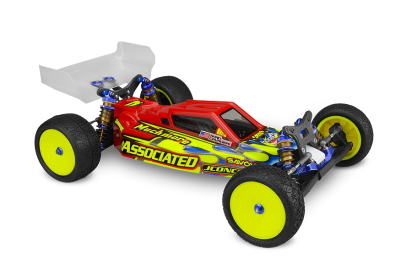 F2 - B6/B6D čirá karoserie včetně Aero křídla - lehká váha (pro ASSO B6 / B6D)
