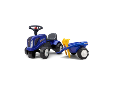 FALK - Dětské odrážedlo Baby New Holland T7 s vlečkou