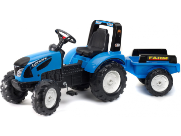 FALK - Šlapací traktor Landini s vlečkou