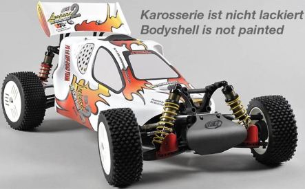 FG Leopard 2 Buggy, 2WD, čirá karoserie
