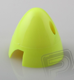 Fluor.kužel 50mm žlutý 2-listý