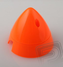 Fluor.kužel 63mm ORANŽ 2-listý