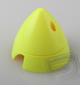 Fluor.kužel 63mm žlutý 2-listý