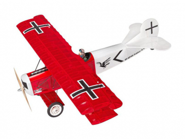 Fokker D.VII 1.2m ARF červený