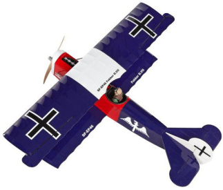 Fokker D.VII 1.2m ARF, tmavě modrá