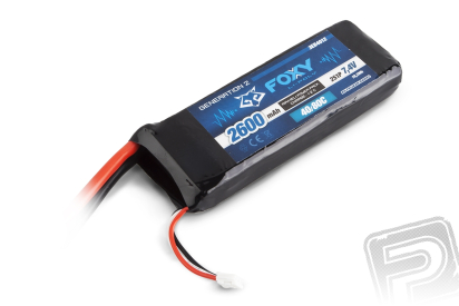 FOXY G2 - LC Li-Pol 2600mAh/7,4V 40/80C 19,2Wh