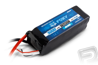 FOXY G2 Li-Pol 5000mAh/14,8V 40/80C 74,0Wh