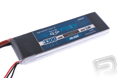 FOXY G3 - Li-Po 3300mAh/7,4V 40/80C 24,4Wh