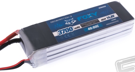 FOXY G3 - Li-Po 3700mAh/14,8V 40/80C 54,8Wh