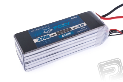 FOXY G3 - Li-Po 3700mAh/22.2V 40/80C 82.14Wh