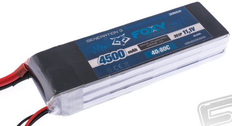 FOXY G3 - Li-Po 4500mAh/11,1V 40/80C 50,0Wh