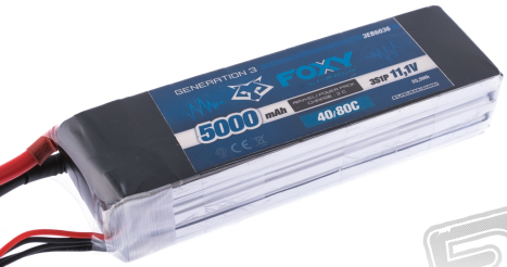 FOXY G3 Li-Po 5000mAh/11,1V 40/80C 55,5Wh