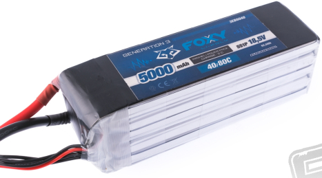 FOXY G3 - Li-Po 5000mAh/18,5V 40/80C 92,5Wh