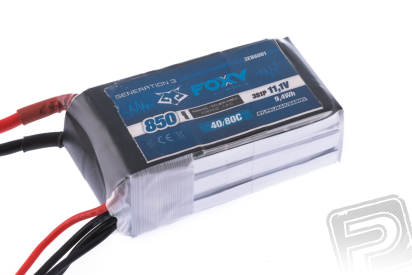 FOXY G3 - Li-Po 850mAh/11,1V 40/80C 9,4Wh