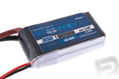 FOXY G3 - Li-Po 850mAh/7,4V 40/80C 6,3Wh