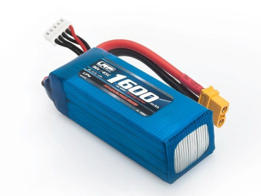 FPV-Race-Pack 1600mAh -4S -90C/45C -15.2V LiHV sada s XT60 konektorem
