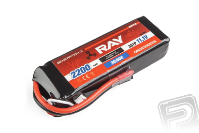 G3 - LC RAY Li-Pol 2200mAh/11,1 30/60C Air pack 24,4Wh