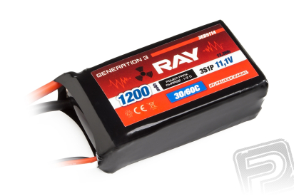 G3 RAY Li-Pol 1200mAh/11,1 30/60C Air pack 13,3Wh