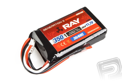 G3 RAY Li-Pol 350mAh/11,1 26/50C Air pack 3,9Wh